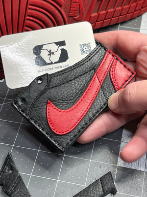 Upcycled Bred 1 H2H Cardholder Wallet